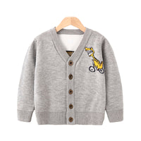Load image into Gallery viewer, Baby Kid Boys Solid Color Dinosaur Cardigan Wholesale 22113087
