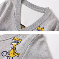 Load image into Gallery viewer, Baby Kid Boys Solid Color Dinosaur Cardigan Wholesale 22113087
