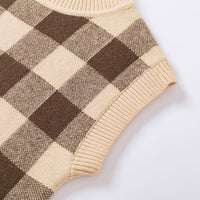 Load image into Gallery viewer, Baby Kid Unisex Checked Crochet Sweaters Wholesale 22113094
