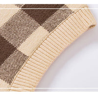 Load image into Gallery viewer, Baby Kid Unisex Checked Crochet Sweaters Wholesale 22113094
