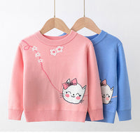 Load image into Gallery viewer, Kid Girls Flower Cartoon Crochet Sweaters Wholesale 22113095
