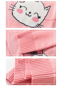 Load image into Gallery viewer, Kid Girls Flower Cartoon Crochet Sweaters Wholesale 22113095
