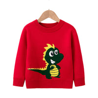 Load image into Gallery viewer, Kid Unisex Dinosaur Crochet Sweaters Wholesale 22113096
