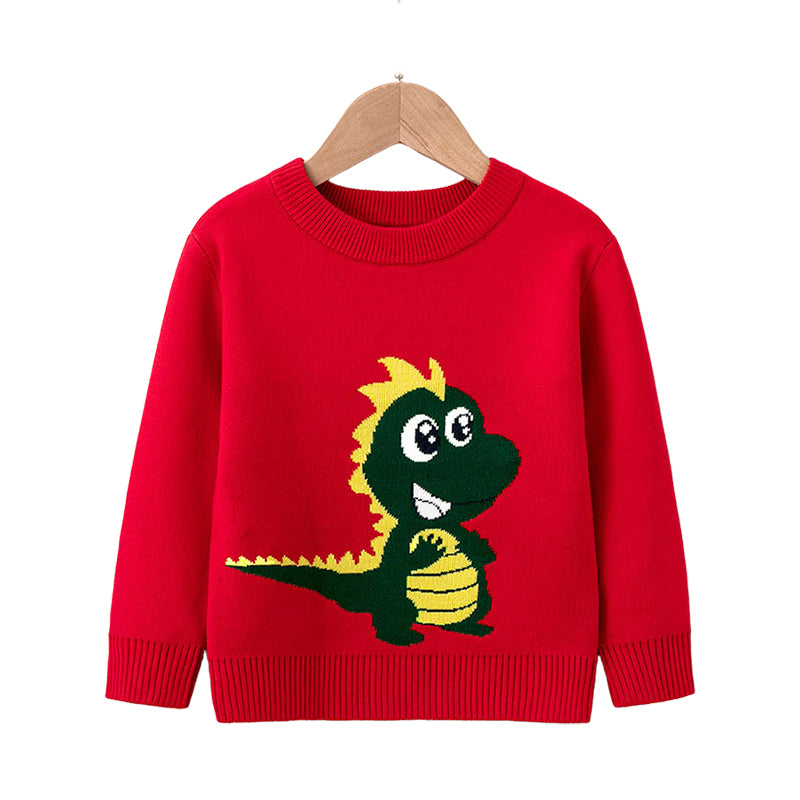 Kid Unisex Dinosaur Crochet Sweaters Wholesale 22113096