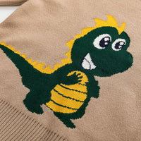 Load image into Gallery viewer, Kid Unisex Dinosaur Crochet Sweaters Wholesale 22113096
