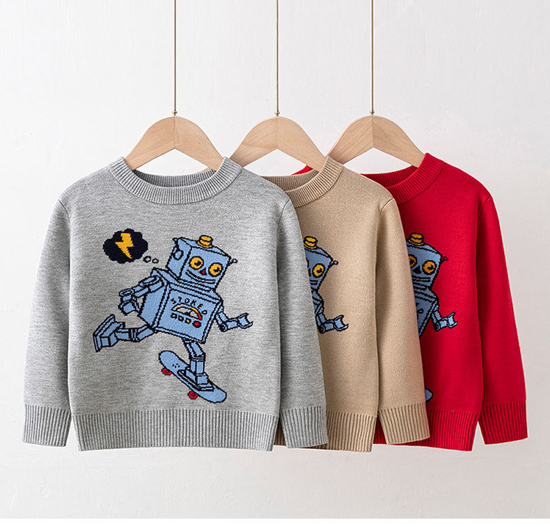 Kid Unisex Cartoon Crochet Sweaters Wholesale 22113098