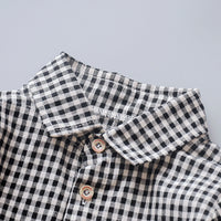 Load image into Gallery viewer, 3 Pieces Set Baby Kid Boys Checked Shirts Solid Color Blazers And Pants Wholesale 221201207
