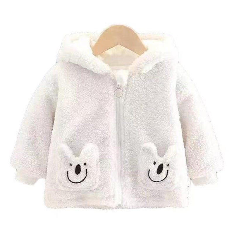 Baby Kid Unisex Solid Color Cartoon Jackets Outwears Wholesale 22120161