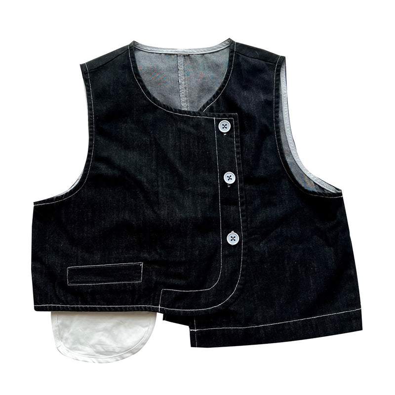 Baby Kid Unisex Solid Color Vests Waistcoats Wholesale 221202128