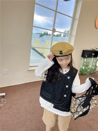 Load image into Gallery viewer, Baby Kid Unisex Solid Color Vests Waistcoats Wholesale 221202128

