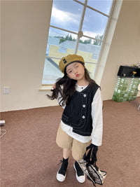 Load image into Gallery viewer, Baby Kid Unisex Solid Color Vests Waistcoats Wholesale 221202128
