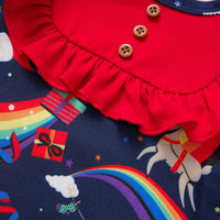 Load image into Gallery viewer, Baby Unisex Cartoon Bow Print Christmas Jumpsuits Wholesale 22120213
