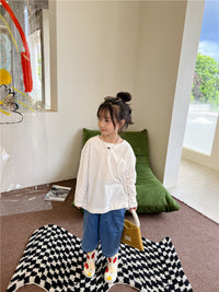 Load image into Gallery viewer, Baby Kid Girls Solid Color Tops Wholesale 221202154
