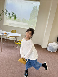 Load image into Gallery viewer, Baby Kid Girls Solid Color Tops Wholesale 221202154
