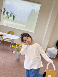 Load image into Gallery viewer, Baby Kid Girls Solid Color Tops Wholesale 221202154
