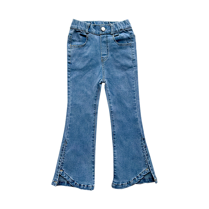 Baby Kid Girls Solid Color Pants Jeans Wholesale 221202157