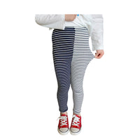 Load image into Gallery viewer, Baby Kid Girls Striped Color-blocking Pants Leggings Wholesale 221202163
