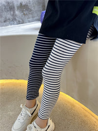 Load image into Gallery viewer, Baby Kid Girls Striped Color-blocking Pants Leggings Wholesale 221202163
