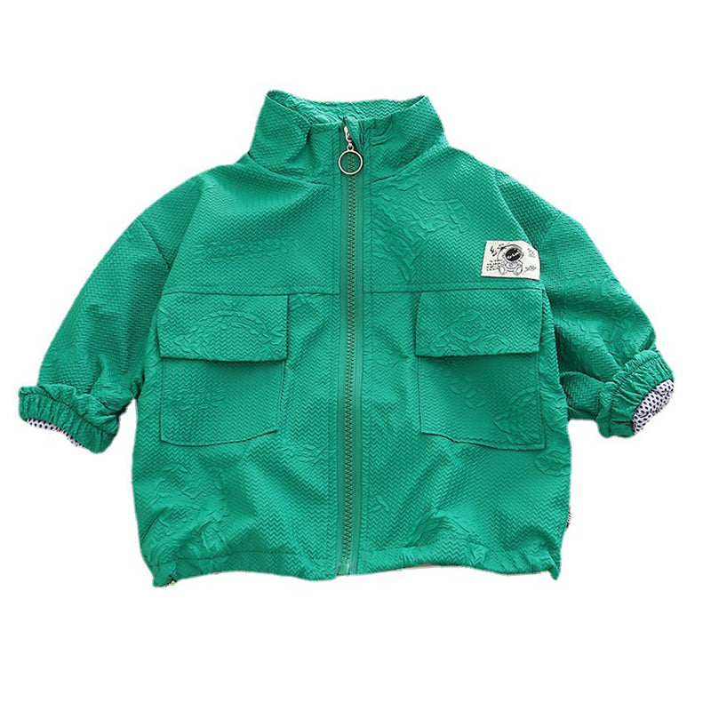 Baby Kid Boys Solid Color Jackets Outwears Wholesale 221202166