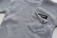 Load image into Gallery viewer, 2 Pieces Set Baby Kid Boys Solid Color Tops And Pants Wholesale 221202168
