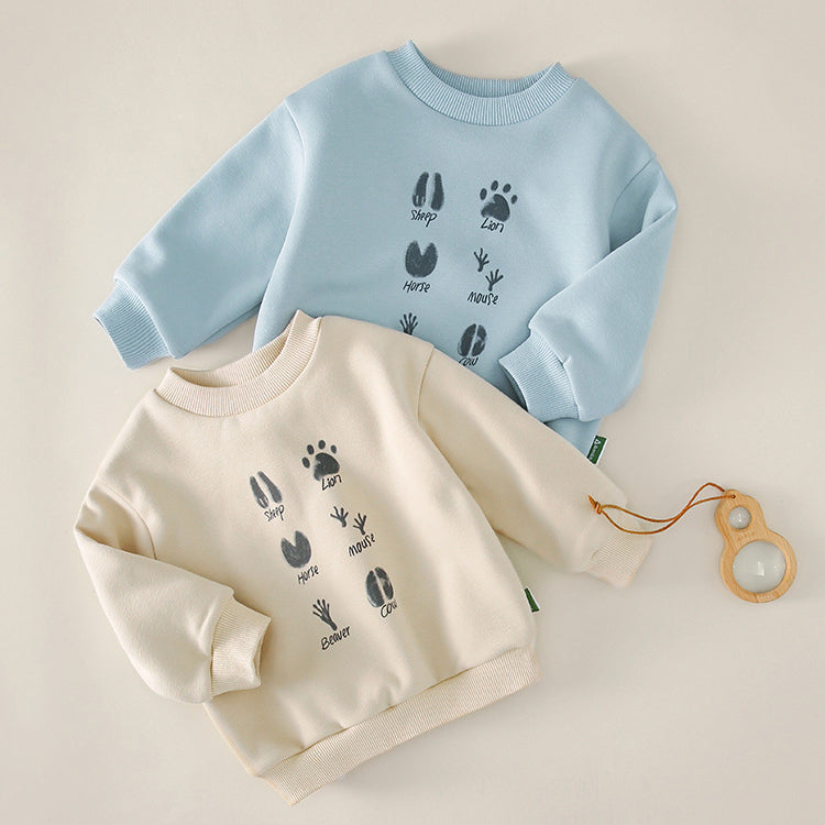 Baby Kid Girls Letters Cartoon Print Hoodies Swearshirts Wholesale 221202229