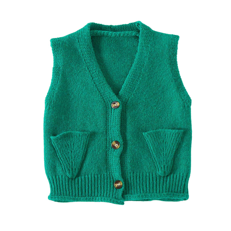 Baby Kid Girls Solid Color Vests Waistcoats And Embroidered Blouses Wholesale 221202255