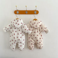 Load image into Gallery viewer, Baby Girls Fruit Print Jumpsuits Wholesale 221202350
