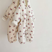 Load image into Gallery viewer, Baby Girls Fruit Print Jumpsuits Wholesale 221202350
