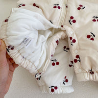 Load image into Gallery viewer, Baby Girls Fruit Print Jumpsuits Wholesale 221202350
