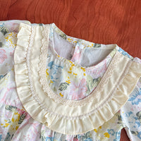 Load image into Gallery viewer, Baby Girls Flower Print Rompers Wholesale 221202399
