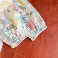 Load image into Gallery viewer, Baby Girls Flower Print Rompers Wholesale 221202399
