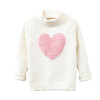 Load image into Gallery viewer, Kid Girls Love heart Crochet Sweaters Wholesale 22120241
