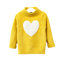 Load image into Gallery viewer, Kid Girls Love heart Crochet Sweaters Wholesale 22120241
