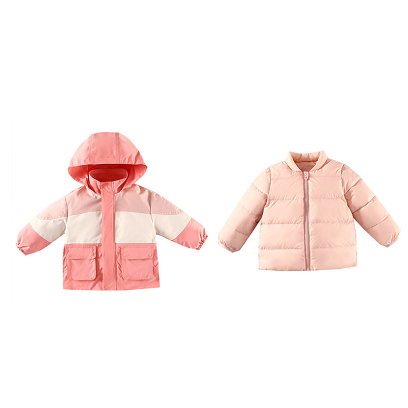 Baby Kid Unisex Color-blocking Jackets Outwears Wholesale 221202427