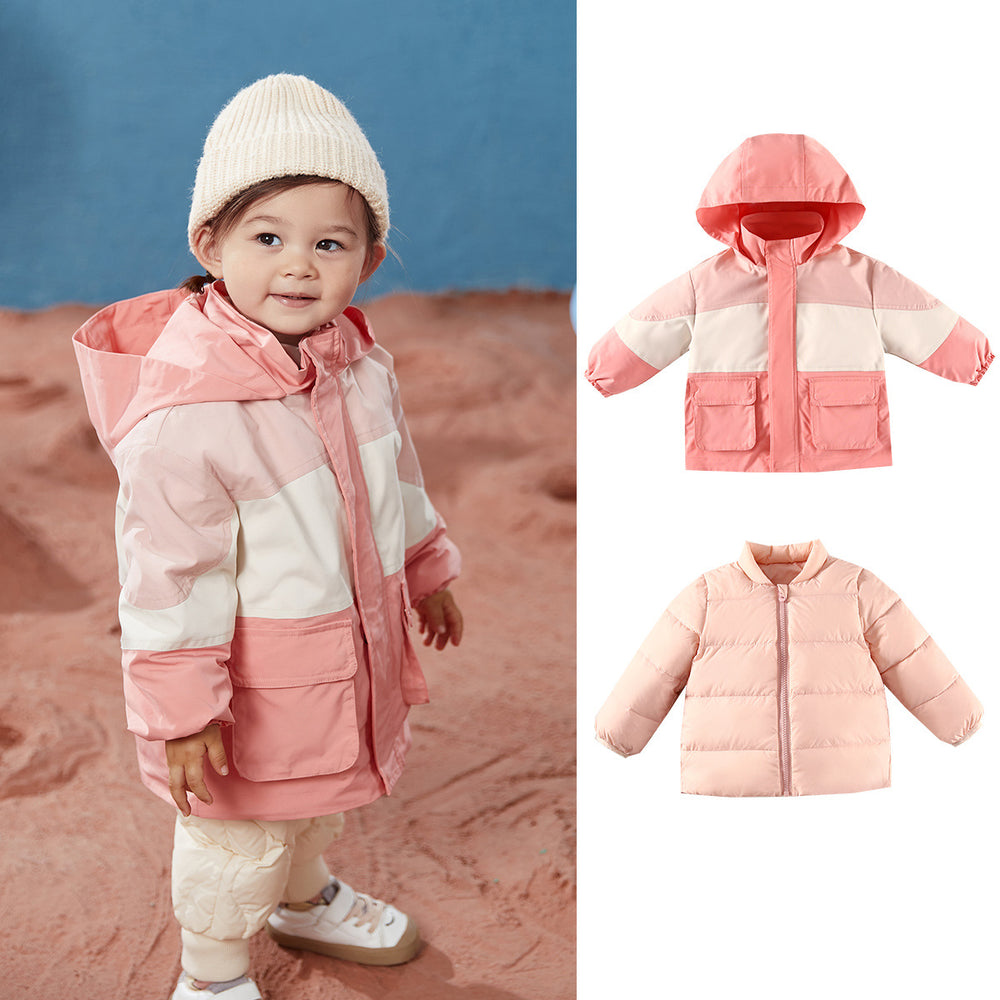 Baby Kid Unisex Color-blocking Jackets Outwears Wholesale 221202427