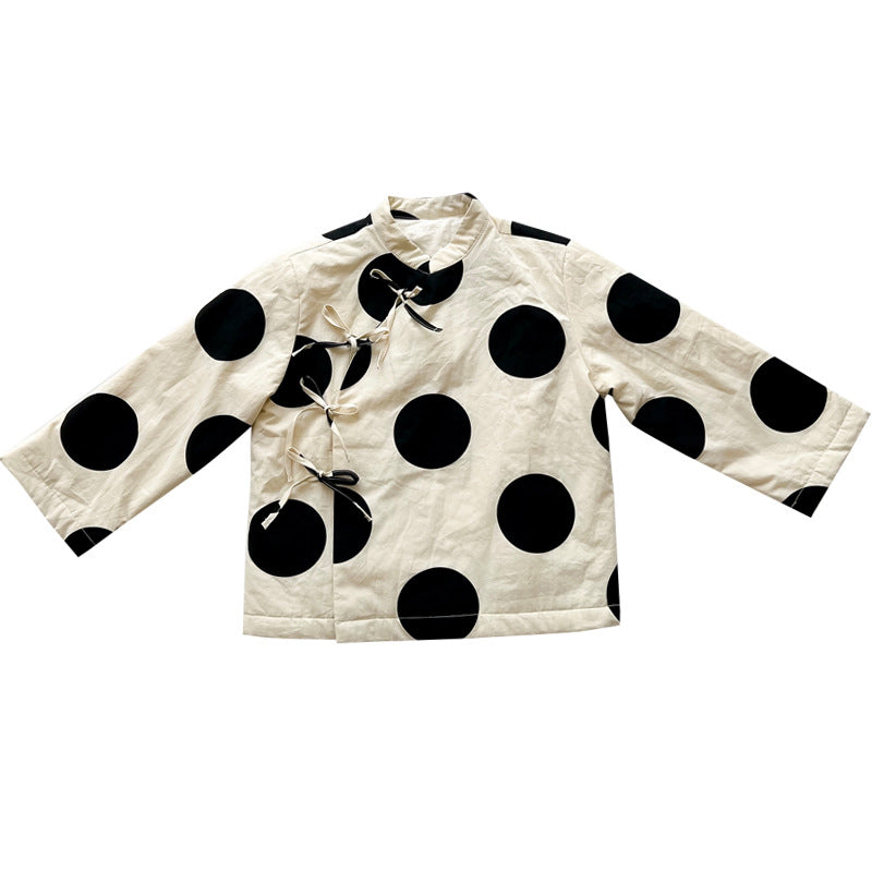 Baby Kid Girls Polka dots Tops Wholesale 221202445