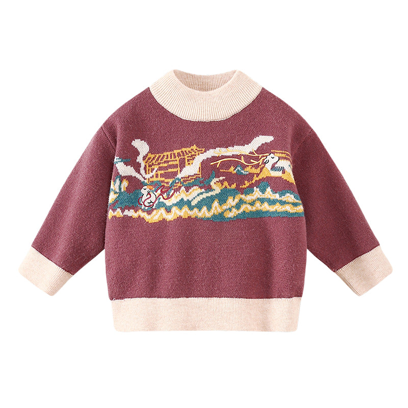 Baby Kid Unisex Cartoon Sweaters Wholesale 221202496