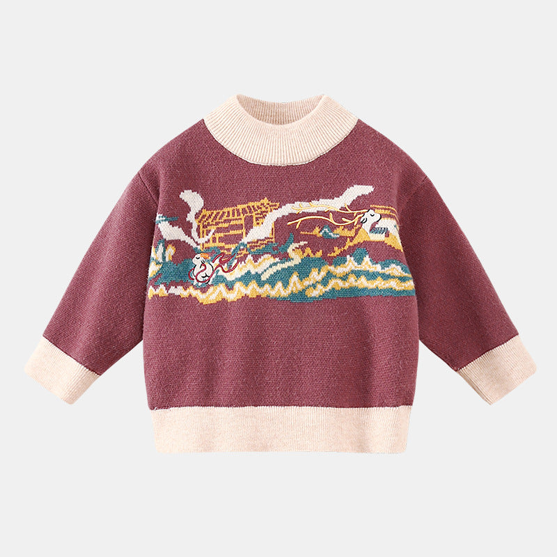 Baby Kid Unisex Cartoon Sweaters Wholesale 221202496