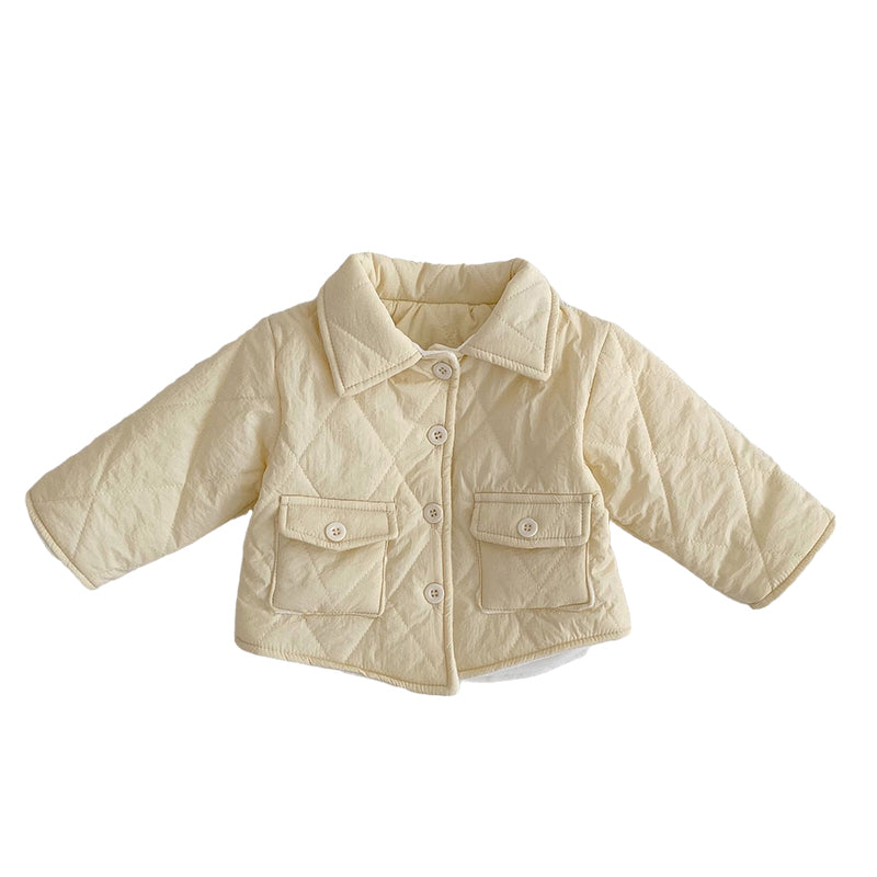 Baby Unisex Solid Color Jackets Outwears Wholesale 221202535