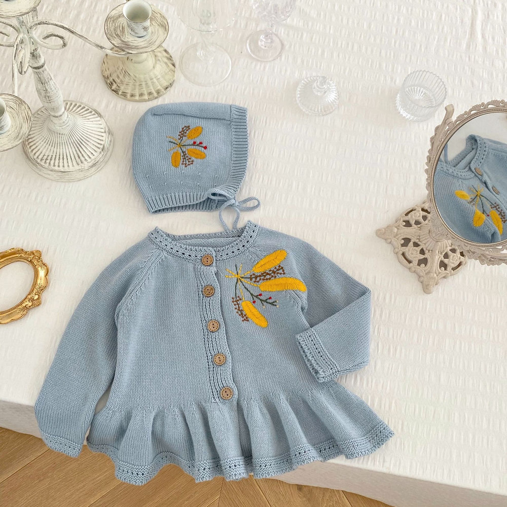 Baby Girls Embroidered Cardigan Wholesale 221202618