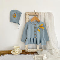 Load image into Gallery viewer, Baby Girls Embroidered Cardigan Wholesale 221202618
