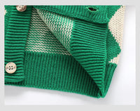 Load image into Gallery viewer, Baby Kid Girls Fruit Checked Crochet Cardigan Wholesale 221202629
