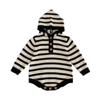 Load image into Gallery viewer, Baby Unisex Striped Crochet Rompers Wholesale 221202632
