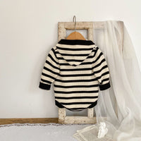 Load image into Gallery viewer, Baby Unisex Striped Crochet Rompers Wholesale 221202632
