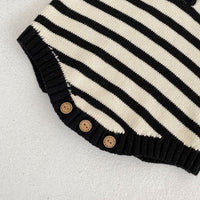 Load image into Gallery viewer, Baby Unisex Striped Crochet Rompers Wholesale 221202632
