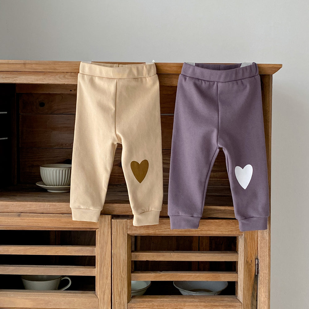Baby Unisex Love heart Print Pants Leggings Wholesale 221202633