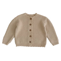 Load image into Gallery viewer, Baby Unisex Solid Color Crochet Cardigan Wholesale 221202634
