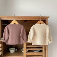 Load image into Gallery viewer, Baby Unisex Solid Color Crochet Cardigan Wholesale 221202634
