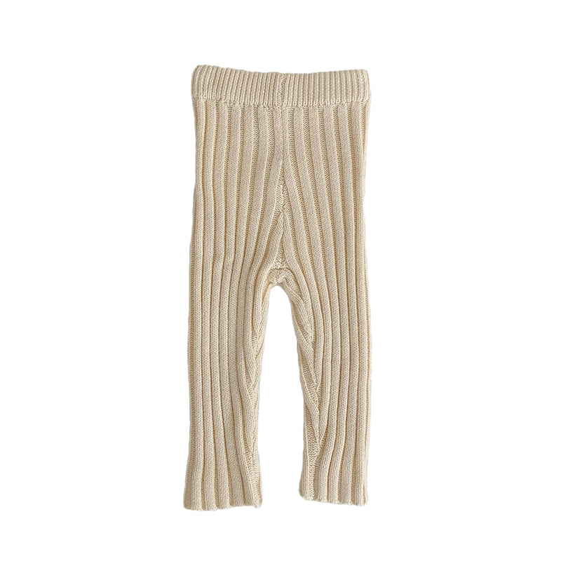 Baby Unisex Solid Color Crochet Pants Leggings Wholesale 221202635