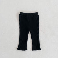 Load image into Gallery viewer, 2 Pieces Set Baby Kid Girls Solid Color Muslin&amp;Ribbed Tops And Pants Wholesale 221202637
